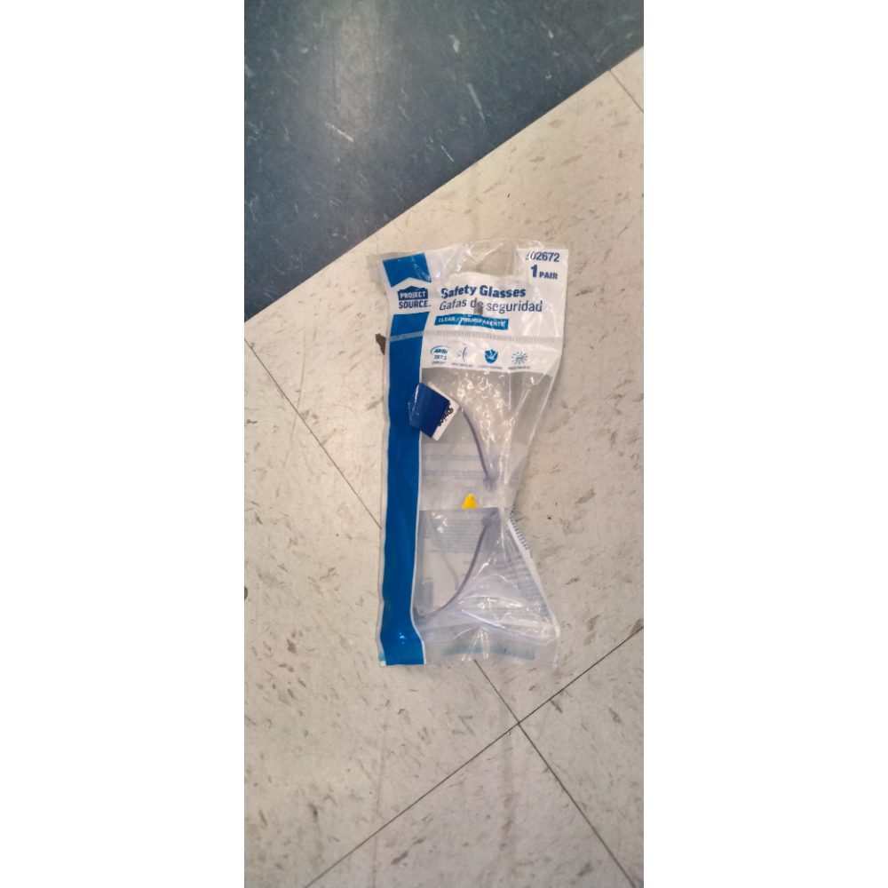 Project Source Clear Anti-scratch Plastic Safety Glasses