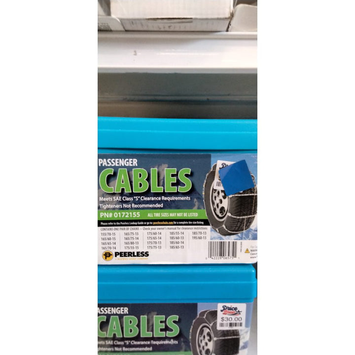 Peerless Chain Passenger Tire Cables  #0172155