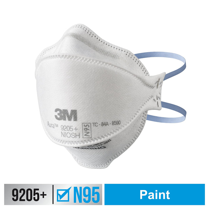 3M Aura Particulate Respirator 9205PP-3-DC, 3 eaches/Pack, 12 Packs/case