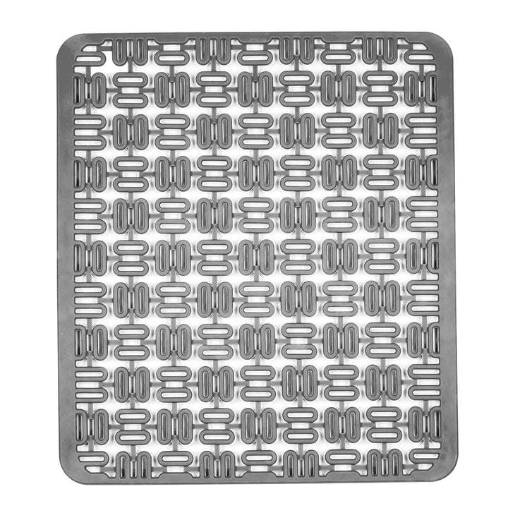 fontal Sink Mats and Protectors for Kitchen Sink Mat for Bottom of Sink,Silicone Draining Mat for Kitchen Sink Stainless Steel, Flexible,Cut-to-Fit Sizing,Grey