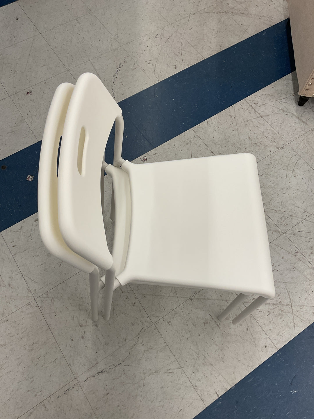 Garvee stackable dining chairs set of 2 plastic
