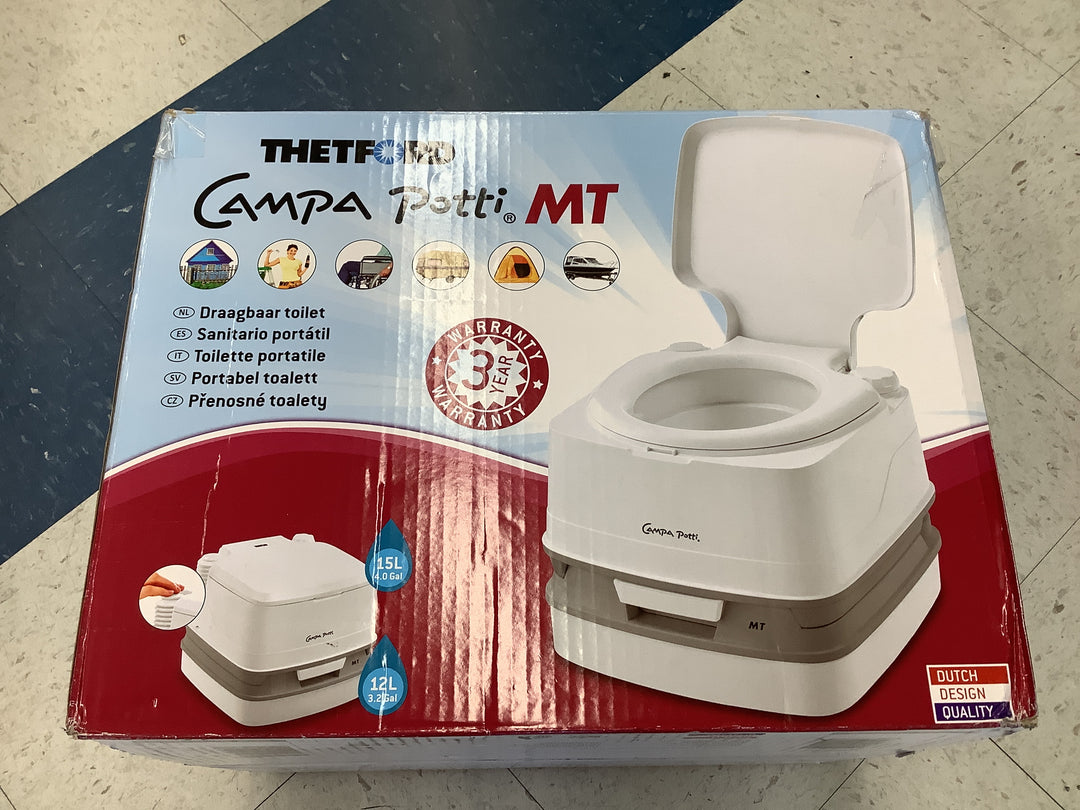 Tourist Toilet Thetford Qube Mt 12L Portable Retail $88.00
