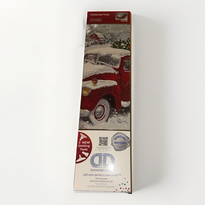 NEW-RARE Diamond Dotz Christmas Trees Facet Art Special Ed. Intermed. DD4-392