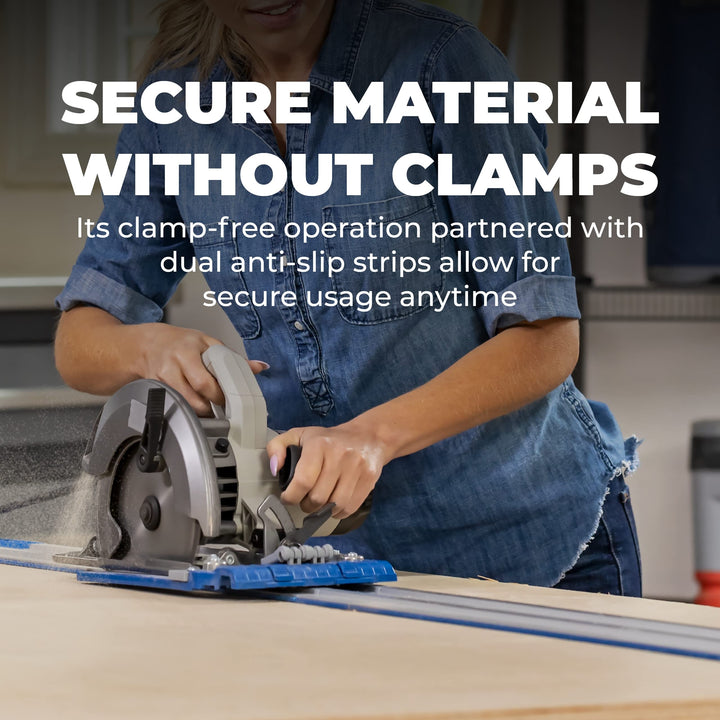 Kreg KMA2700 Accu-Cut â€“ Circular Saw Track â€“ Make Straight, Cross, Rip & Angled Cuts Easily