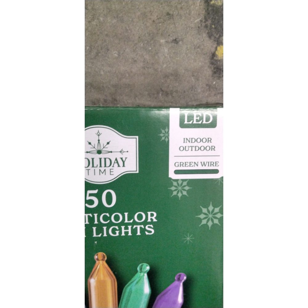 Holiday Time 50 Multicolor Mini Lights - LED, Indoor/Outdoor Retail $15.00