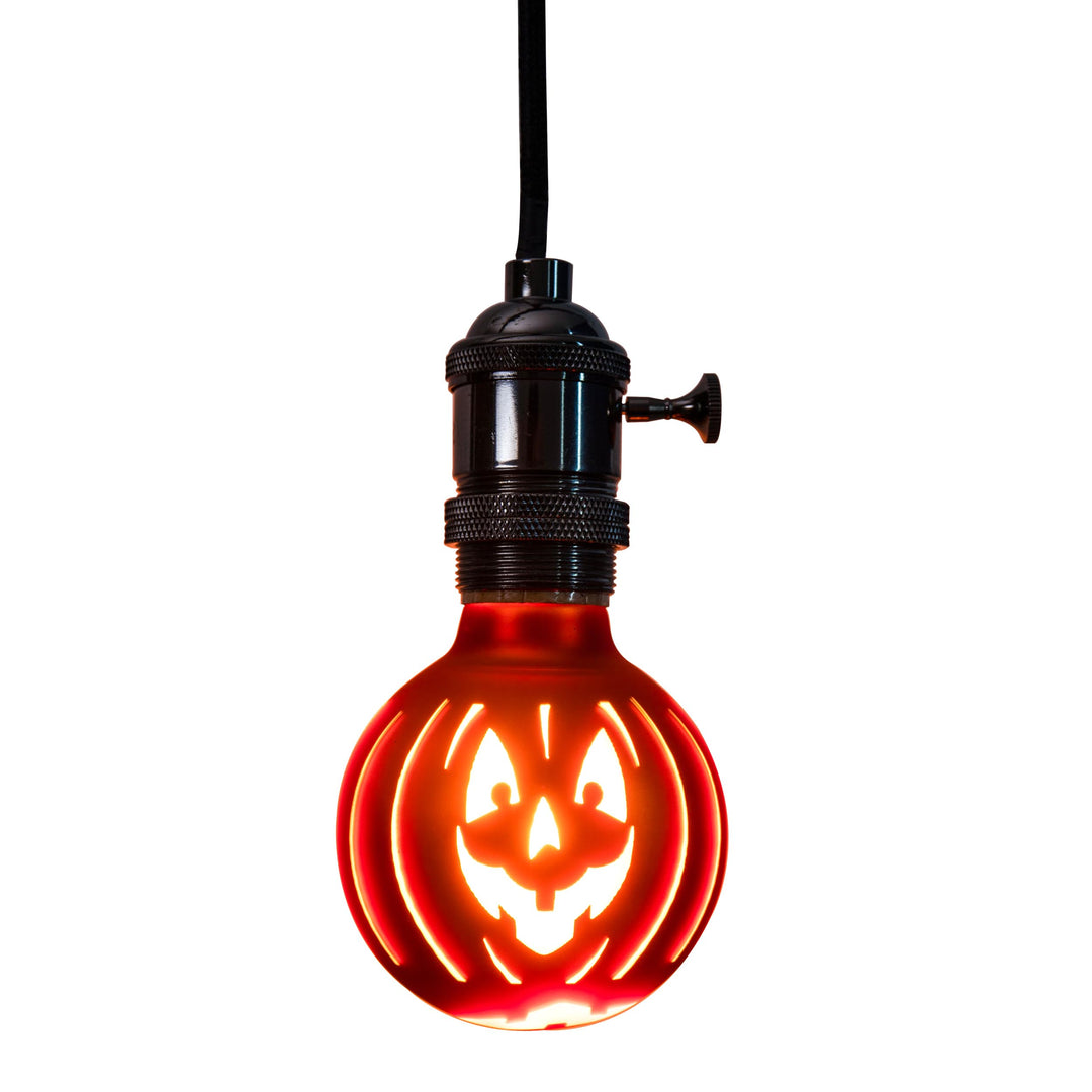 G25 LED Orange Halloween Light Bulbs - 3W 30 Watt Equivalent E26 Base Laser Halloween Bulb - DÃƒÂ©cor Orange LED Light Bulb - Party Decoration, Porch, Haunted House, Festivals Orange Light Bulbs