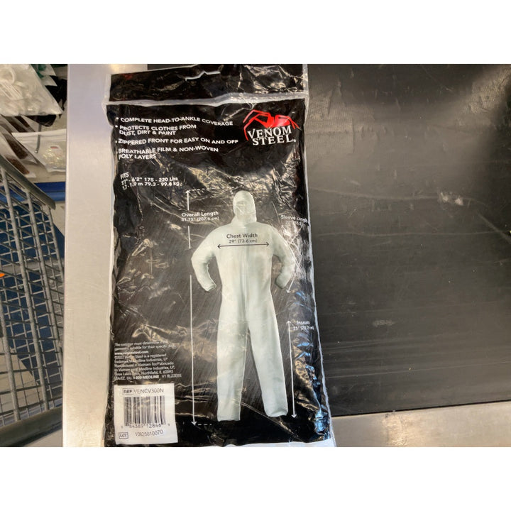 Venom Steel Heavy Duty Coverall, Breathable, Wet & Dry Particle Barrier, L/XL