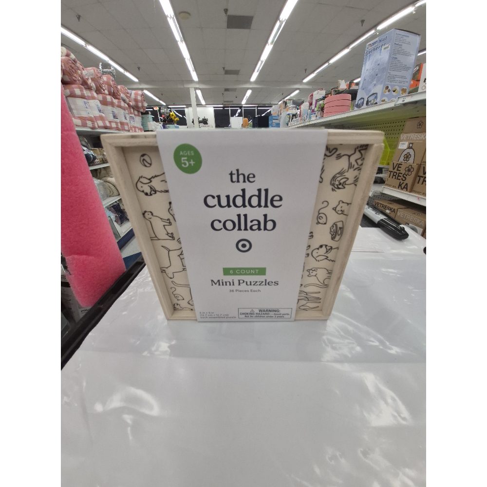The Cuddle Collab Mini Puzzles, 6 Count, Ages 5+
