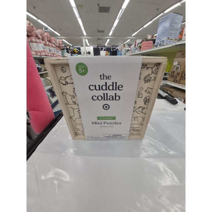 The Cuddle Collab Mini Puzzles, 6 Count, Ages 5+
