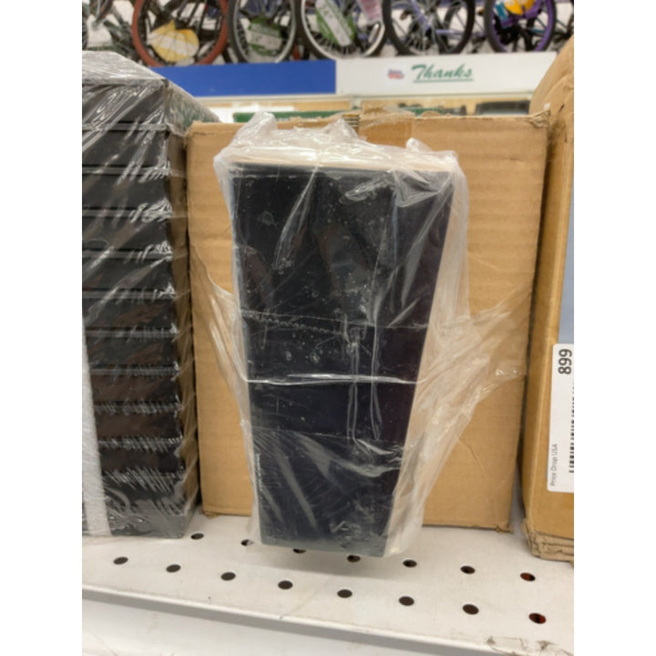 BARIEN 6" Square Mid-Century Modern Wood Furniture Legs - Set of 4, Dark Brown, Bolt-On, Up to 1800lbs Weight Capacity, Ideal for Couches, Armchairs, Sofas & More