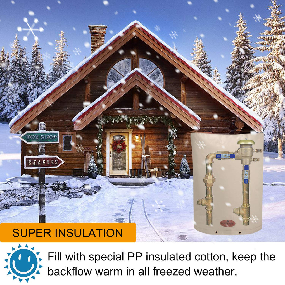 Butecare Backflow Insutation Cover Pipe Insulated Preventers Protection (14"Ãƒâ€”25")