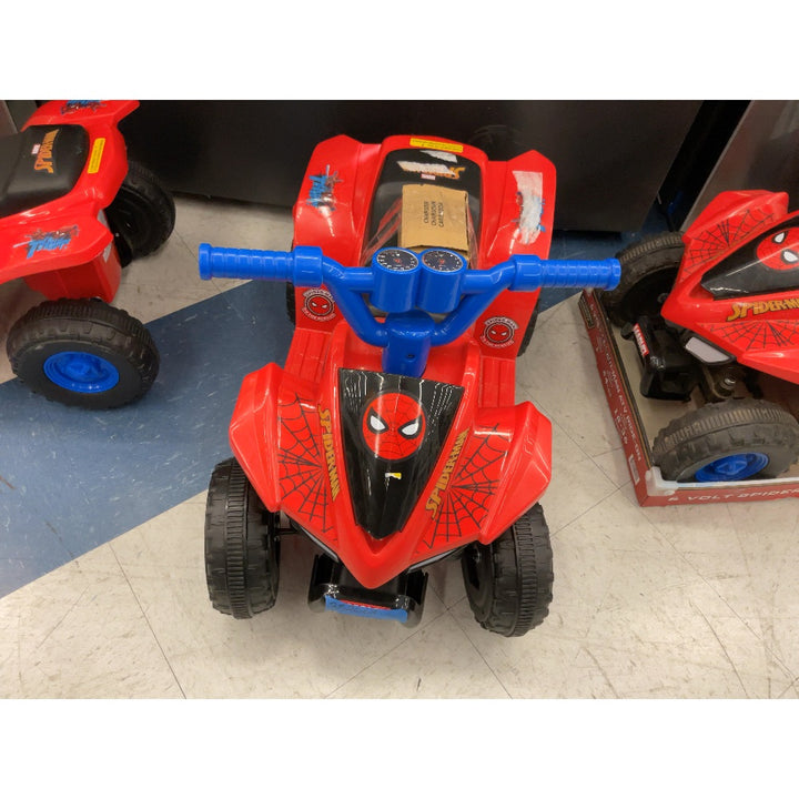 Spiderman ATV Ride-On Toy - Battery Powered, 6V, Red