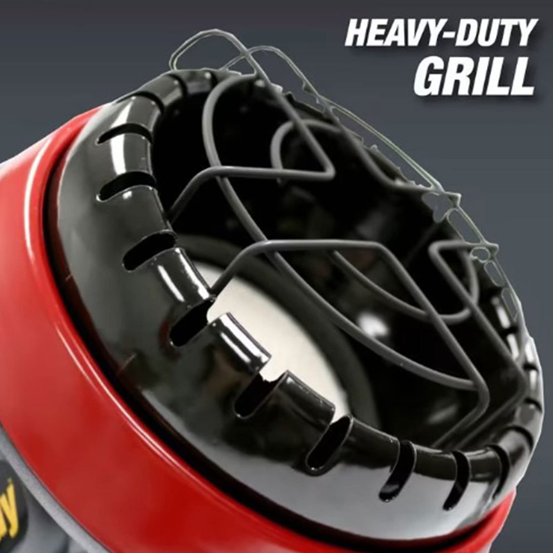 Mr. Heater MH-F215100 3800 BTU Portable Little Buddy Propane Emergency Heat with Push Start Button, Piezo Spark Igniter, and Tip Over Safety Shutoff