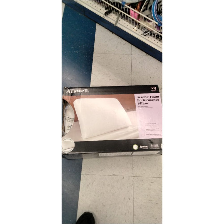 Allswell Serene Foam Performance Standard/Queen Bed Pillow with Cover