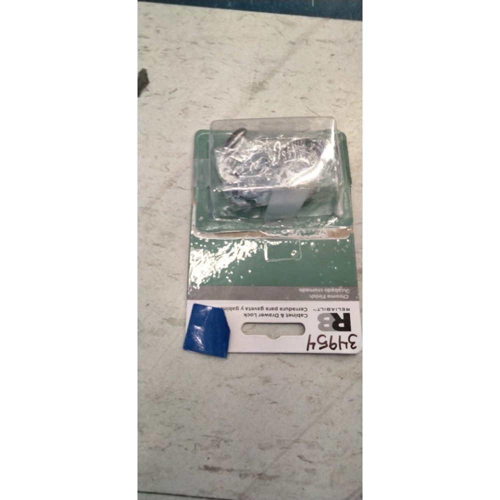 Gatehouse 7/8-in Chrome Die-Cast Drawer and Cabinet Lock