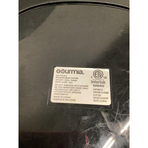 Gourmia Air Fryer GAF608 - 1500W, 6 Quart Capacity, Digital Display, Black Retail $75.00