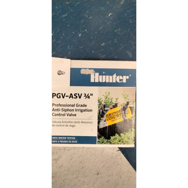 Hunter PGV-ASV 3/4" Irrigation Control Valve - Anti-Siphon, Professional Grade