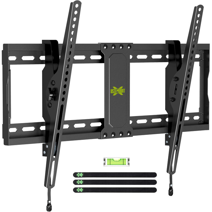 USX MOUNT Full Motion TV Wall Mount for Most 32-70 inch TVs up to 99 lbs, Wall Mount TV Bracket with Dual Articulating Arms, Swivel, Tilt, Max VESA 400x400mm, TV Mount Fits 12â€/16â€ Wood Studs