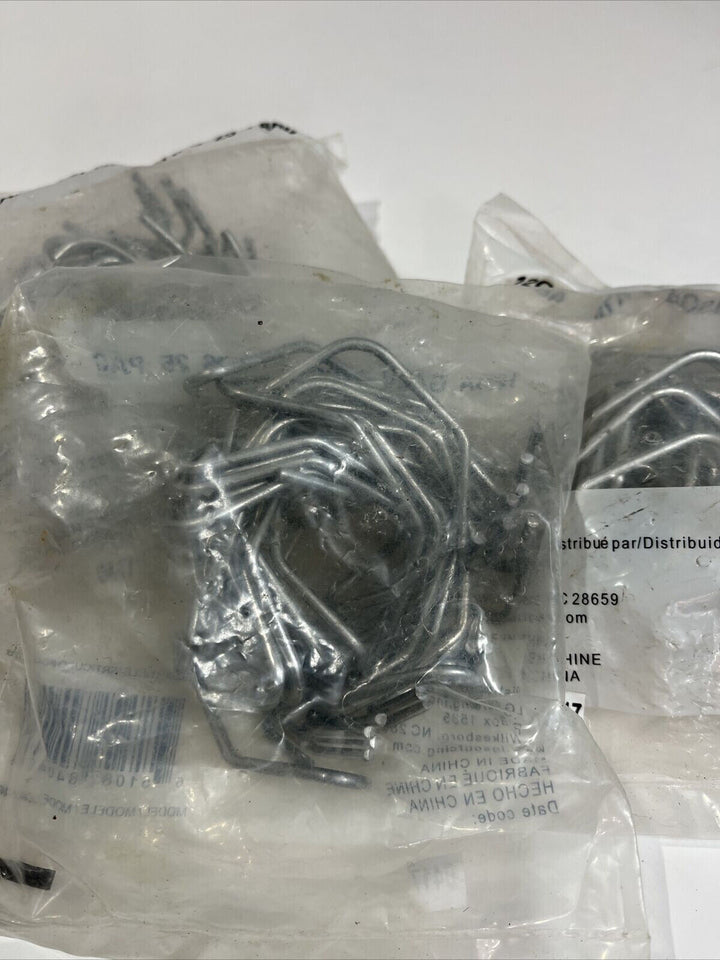 4 Packs  Origin Point 840406 12 GA. Galv. T-Post Clips 25 Clips Each