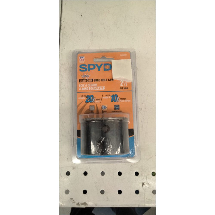 Spyder 2-1/2" Diamond Edge Non-Arbored Hole Saw 600861