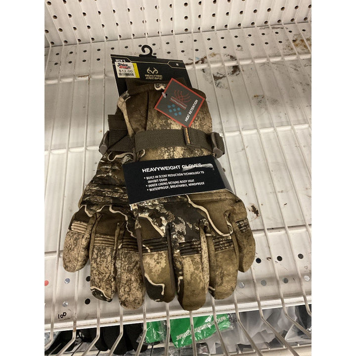 Realtree Edge Heavyweight Gloves - Scent Reduction, Waterproof, Breathable