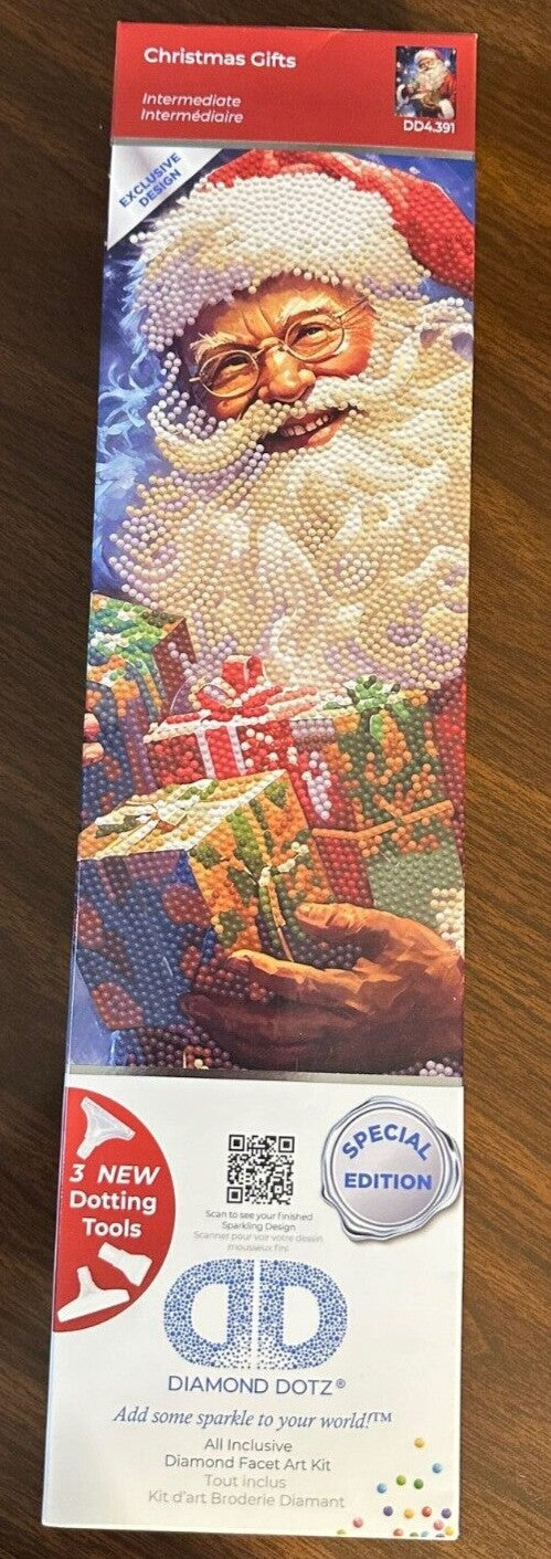 Diamond Dotz Painting - Christmas - 13 X 18 Santa Claus - Special Edition - NEW