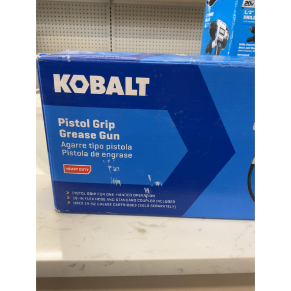 Kobalt Pistol Grip Manual Grease Gun 18-Inches