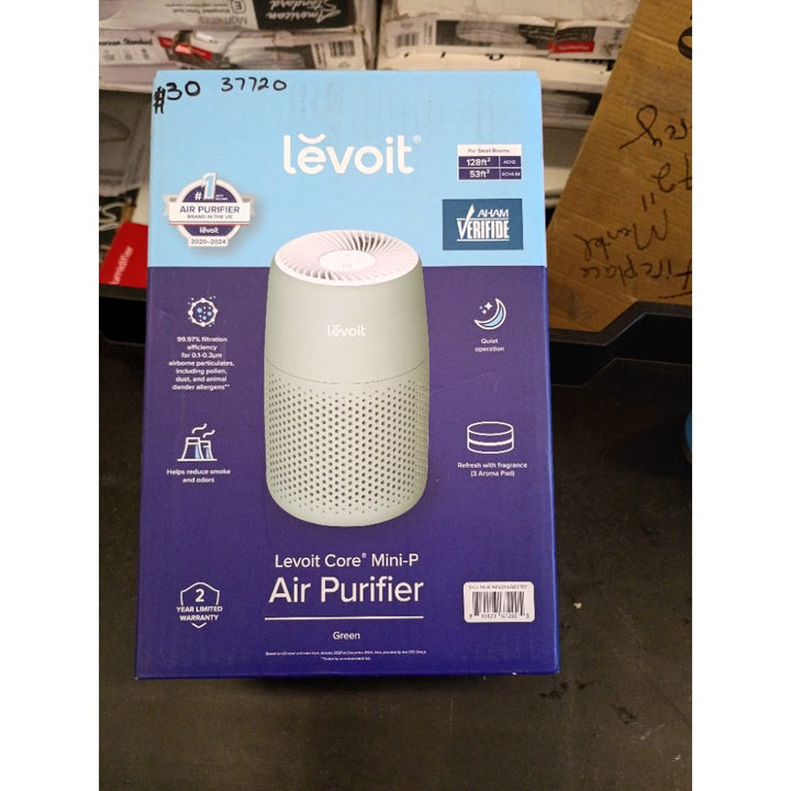 Levoit Desktop Air Purifier with Aroma for Bedroom & Office (178 Sq. Ft)  Core Mini  Green