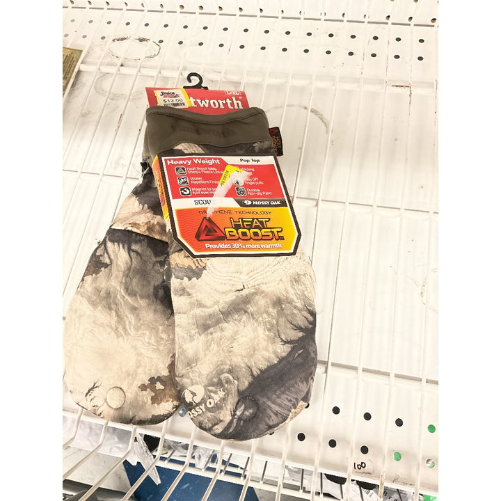 Worth Heavy Weight Pop Top Mittens - Mossy Oak