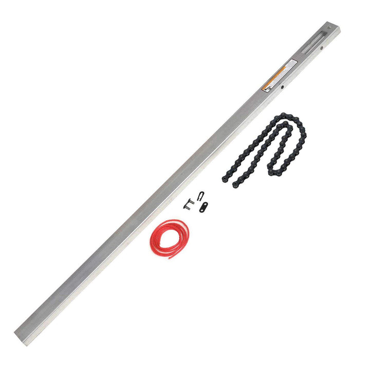 Genie EKTC 8ft Chain Drive Garage Door Opener Extension Kit for Genie Tube Style Chain Rails, Metallic