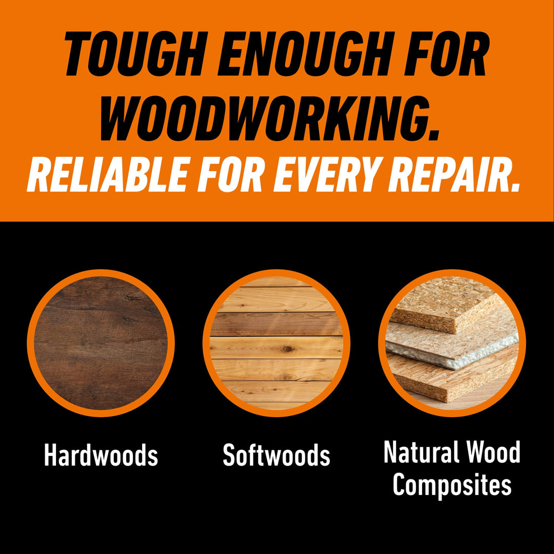 Gorilla Wood Glue, 18 Ounce Bottle, Natural Wood Color, (Pack of 1) Retail $5.99