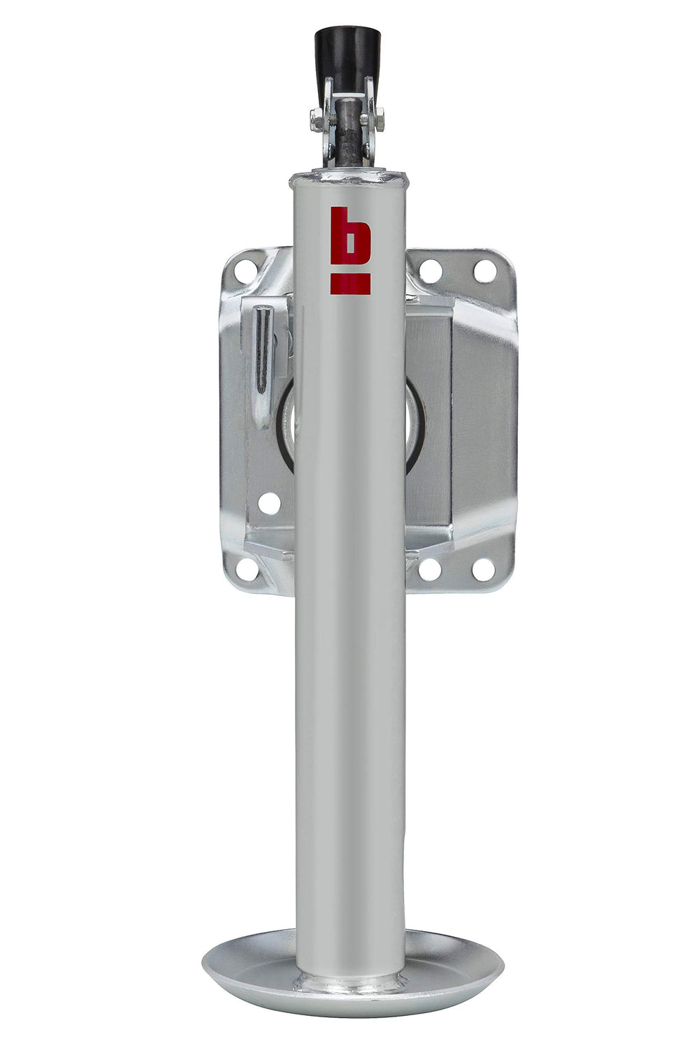 bROK Products 15936 Side Mount Top Wind Trailer Jack with Footplate - 1000 lb, Silver Retail $80.99