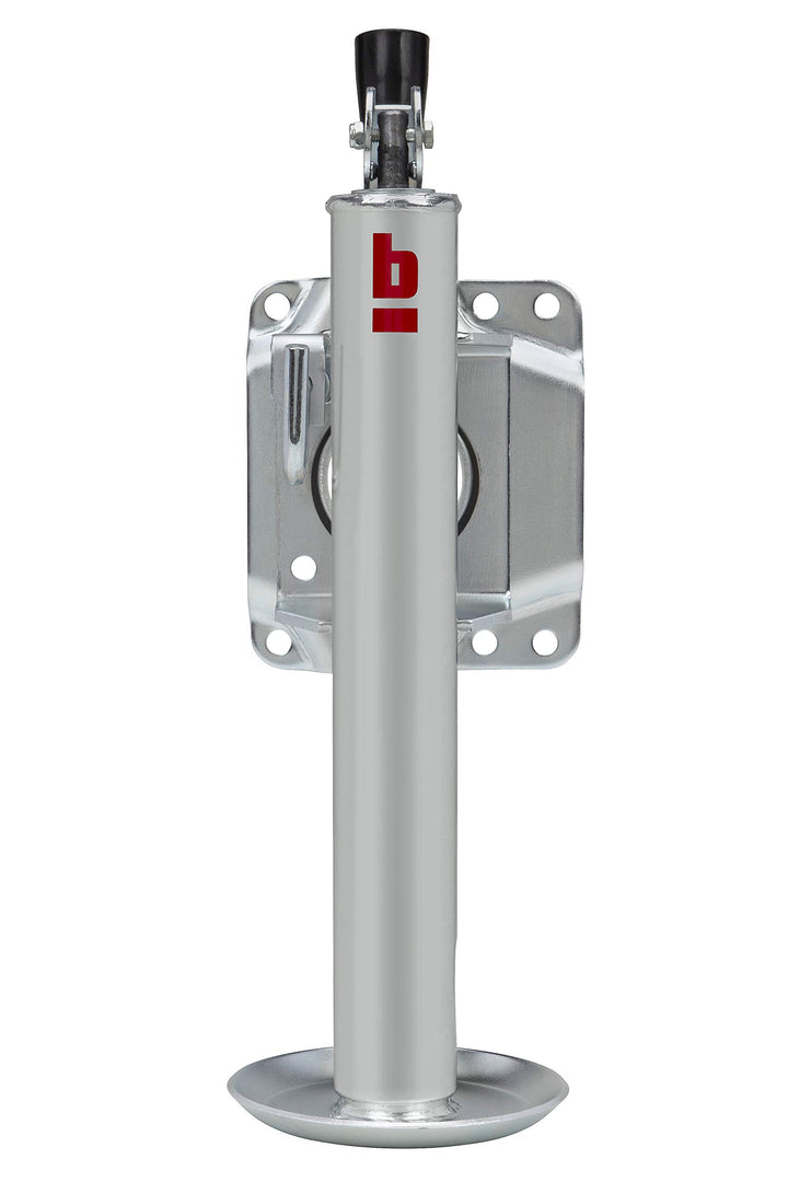 bROK Products 15936 Side Mount Top Wind Trailer Jack with Footplate - 1000 lb, Silver Retail $80.99