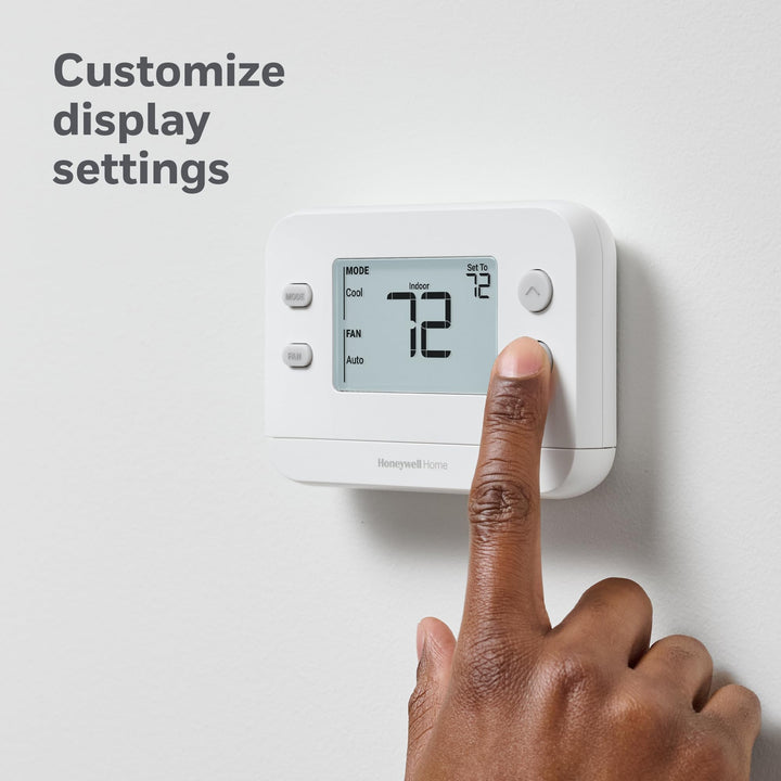 New! Honeywell Home Non-Programmable Thermostat, Single-Stage, 1 Heat/1 Cool Compatibility, X1N, White Retail $44.99