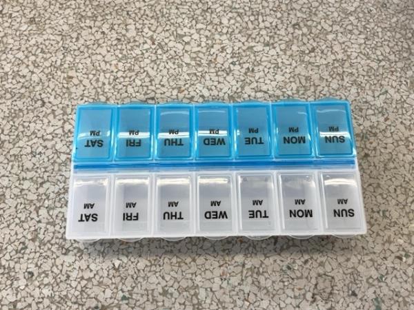 Generic 14-Day Pill Organizer - AM/PM Daily Pill Box Retail $6.98