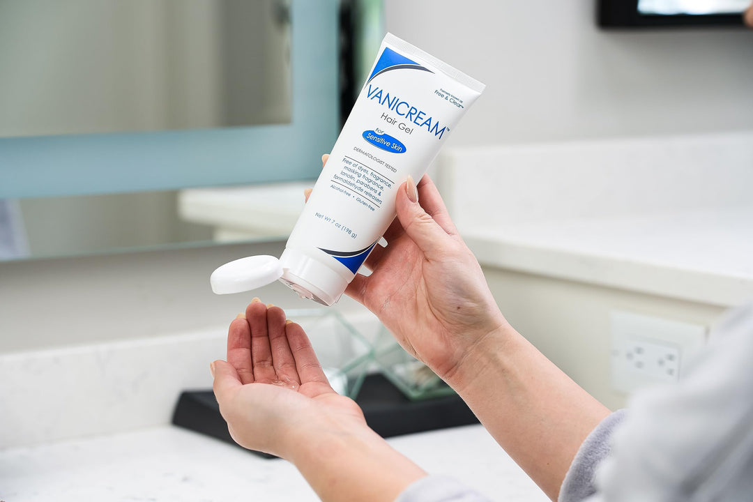 Vanicream Hair Styling Gel, Fragrance and Gluten Free, For Sensitive Skin, Unscented, 7 Oz, Packaging May Vary