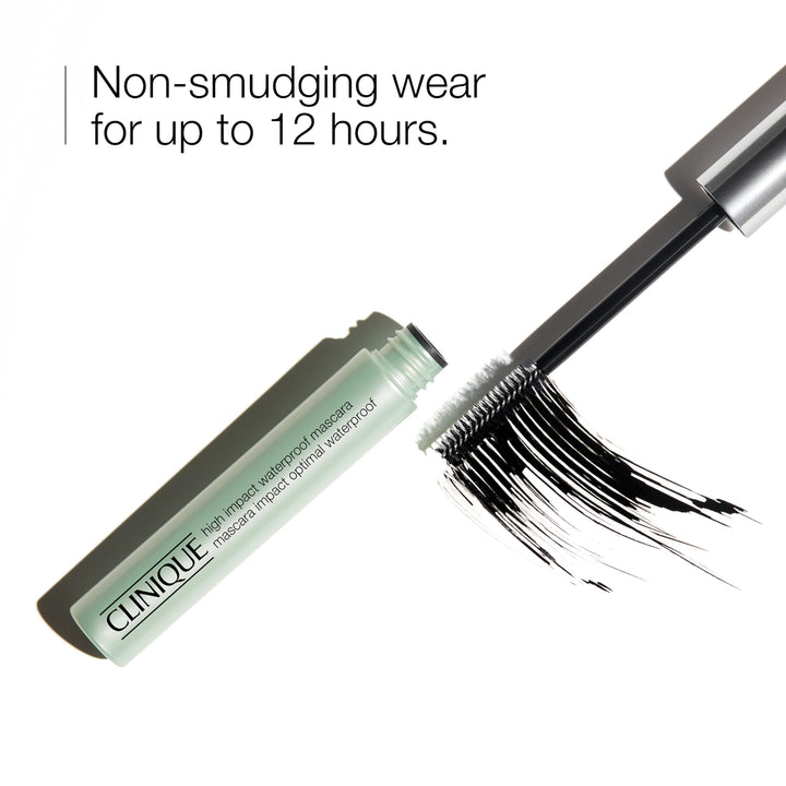 Clinique High Impact Waterproof Mascara | Volume, Length, Smudge-Proof + Safe For Sensitive Eyes, Black, 0.28 Fl Oz retail $27.00