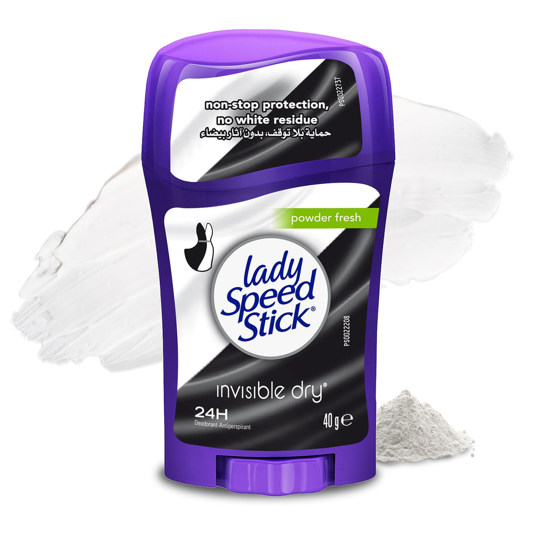 MENNEN Lady Speed Stick Invisible Dry Deodorant Powder Fresh, 1.4 Ounce, Purple (96369) Retail $601.00