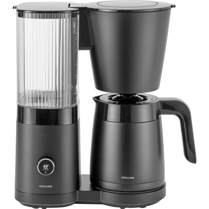 ZWILLING Enfinigy Drip Coffee Maker with Thermo Carafe 10 Cup, Awarded the SCA Golden Cup Standard, Black