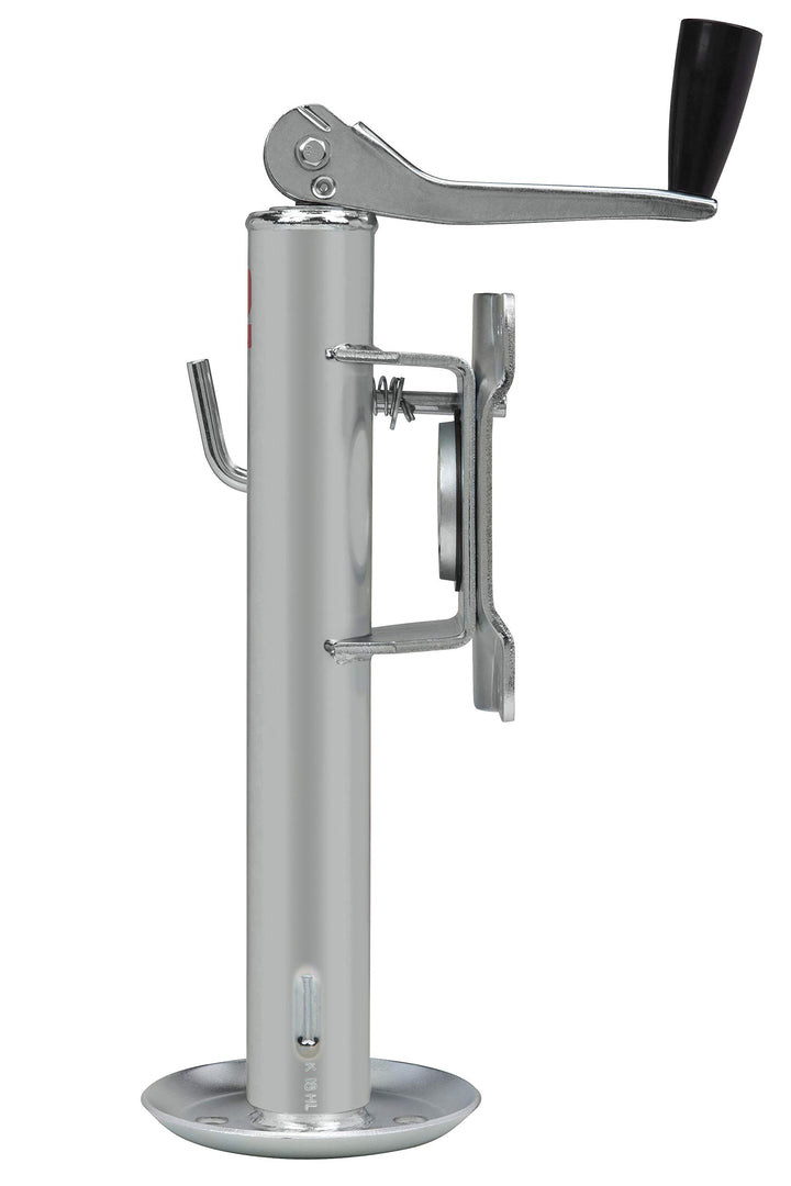 bROK Products 15936 Side Mount Top Wind Trailer Jack with Footplate - 1000 lb, Silver Retail $80.99