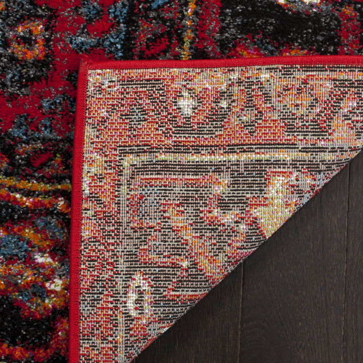 SAFAVIEH Vintage Hamadan Collection Runner Rug - 2'3" x 10', Red & Multi, Oriental Traditional Persian Design, Non-Shedding & Easy Care, Ideal for High Traffic Areas in Living Room, Bedroom (VTH211A)