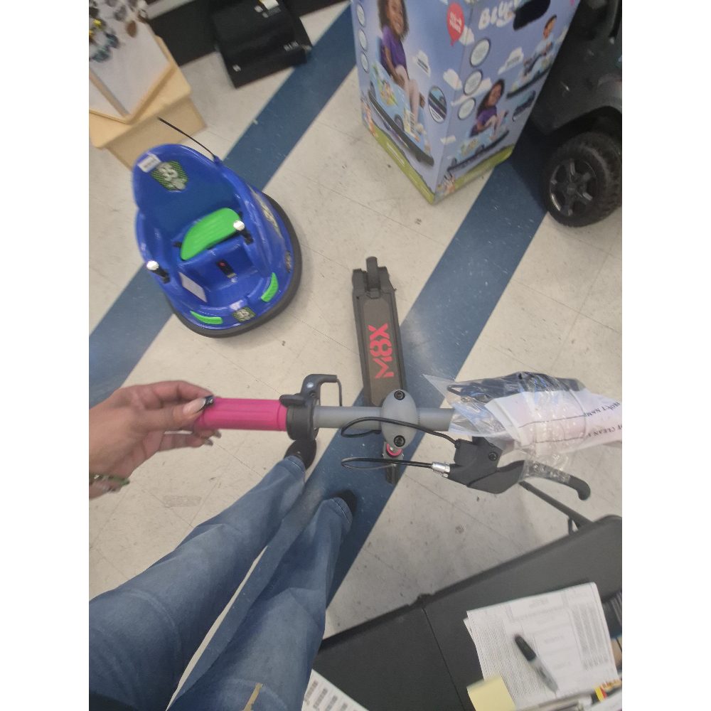 Mox Scooter, Folding, Adjustable Height, Gray/Pink