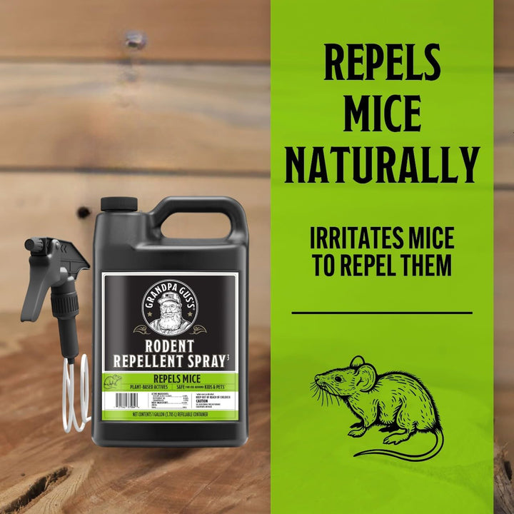 Grandpa Gus's Rodent Repellent (1 Gallon / 3.79 L) Retail $35.99
