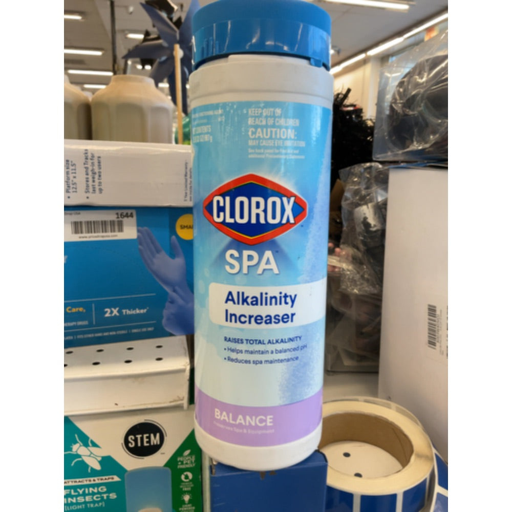 CloroxÂ® Pool&Spaâ„¢ Alkalinity Increaser, Raises Total Alkalinity in Spa Water, Safe for All Spa Types, 2 lb (Pack of 1)
