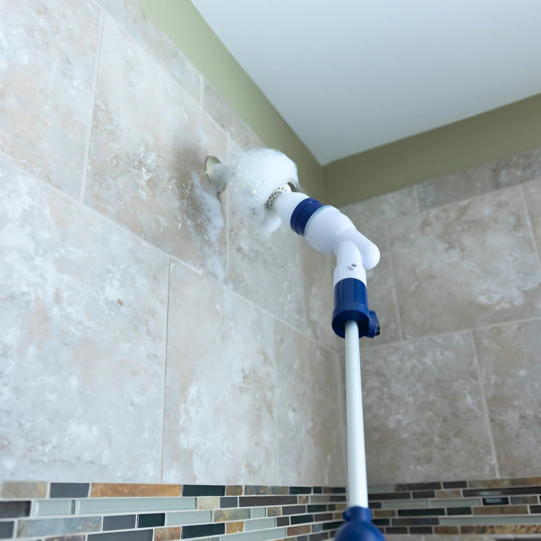 Diamond Shine Power Scrubber - Electric Spin Scrubber - Rotary Powered Scrubbing Brush - Grout, Tile, Floors, Bathtubs, Showers, Sinks, Toilets - 3 Brush Heads Retail $59.99