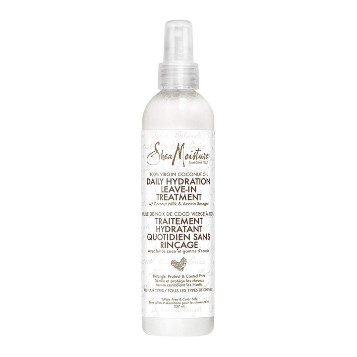 SheaMoisture 100% Virgin Coconut Oil Leave In Treatment 8 oz Liquid