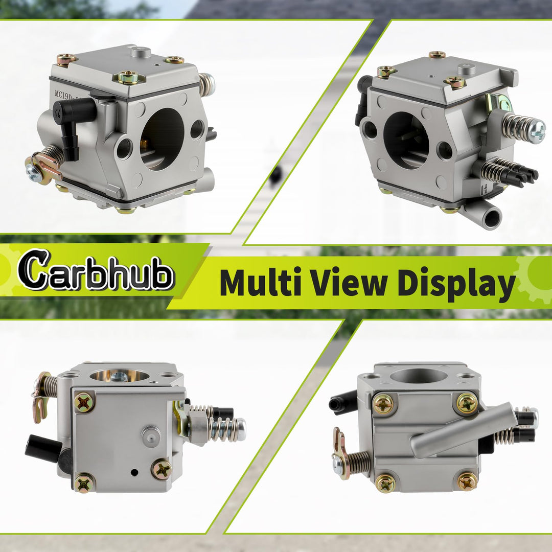 Carbhub MS380 Carburetor for Sthil 038 MS380 MS381 MS382 038 AV Super Magnum Chainsaw for Zama C3-S148 for Tillotson HE-19 Carb Replace Number 11191200602 11191200605 11191200650