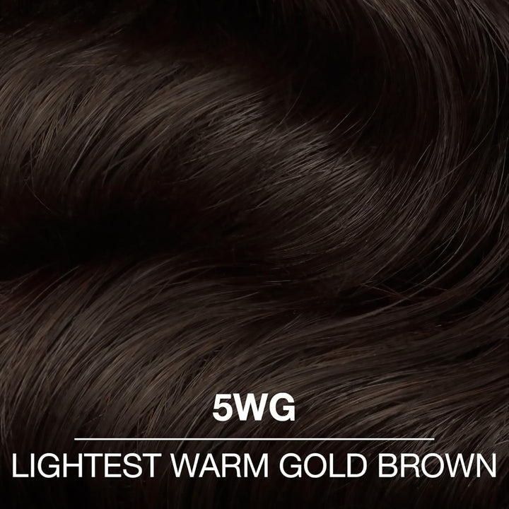 COLORCHARM Demi Permanent Hair Color 5WG Lightest Warm Gold Brown Gloss, Refresh & Tone 2 Fl Oz