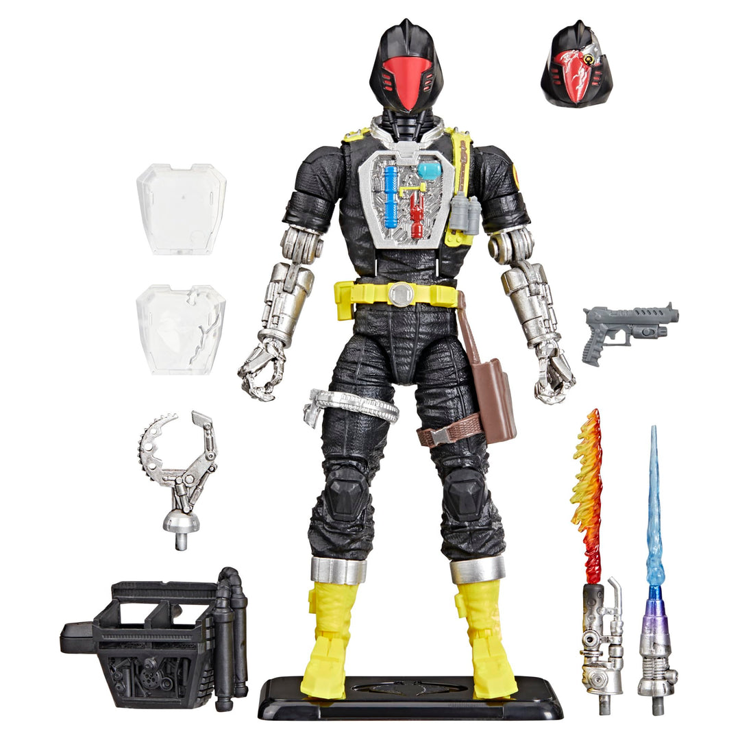 G.I. Joe Classified Series Retro Cardback B.A.T. (Battle Android Trooper), Collectible 6 Inch Action Figure with 11 Accessories