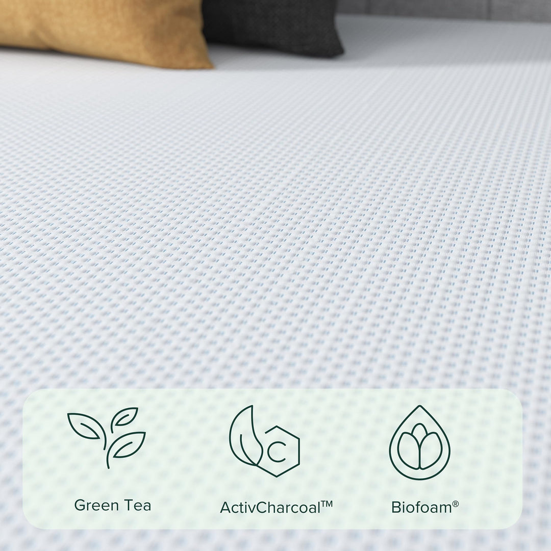 ZINUS 12 Inch Green Tea Cooling Gel Memory Foam Mattress, Fiberglass Free, Cooling Gel Foam, Pressure Relieving, CertiPUR-US Certified, Mattress in A Box, Queen Retail $228.00
